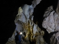 Diabáz-barlang, az aktív járat felső szakaszán