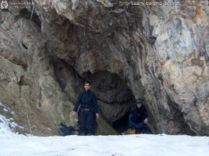 Peti a Leány-barlang bejáratánál (2005)